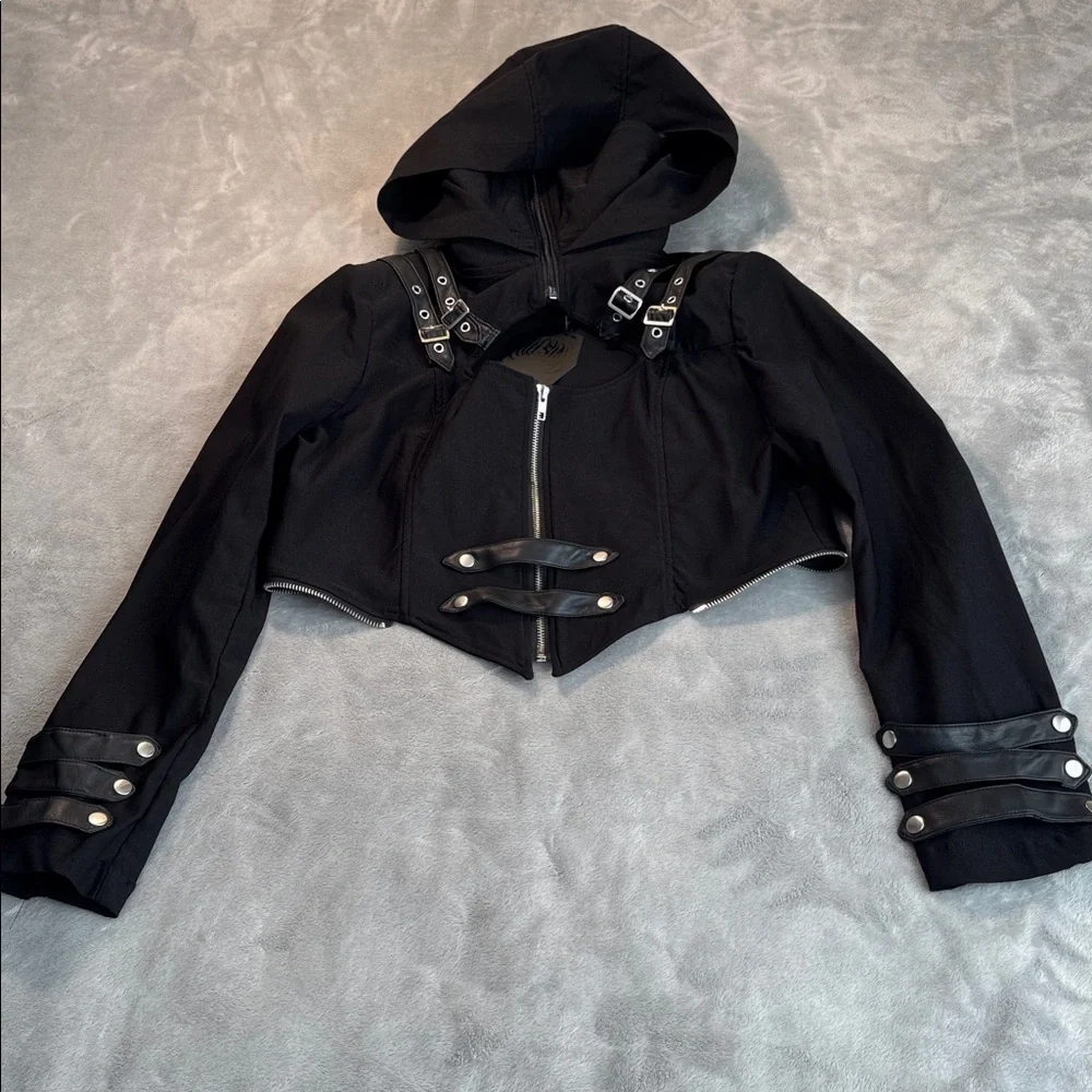 NWT Killstar The Watcher Coat Jacket Black Size XXL - Picture 11 of 16